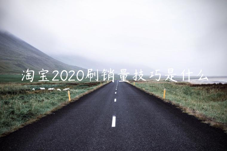 淘寶2020刷銷量技巧是什么